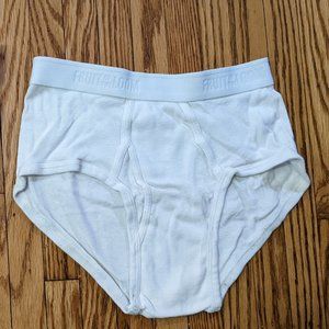 Fruit of the Loom Premium Mens White Briefs Size Small 4 Pairs
